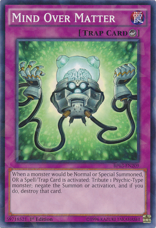 Mind Over Matter [BP03-EN209] Shatterfoil Rare | Odin's Place
