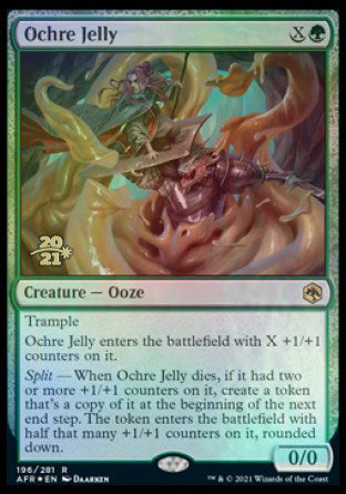 Ochre Jelly [Dungeons & Dragons: Adventures in the Forgotten Realms Prerelease Promos] | Odin's Place