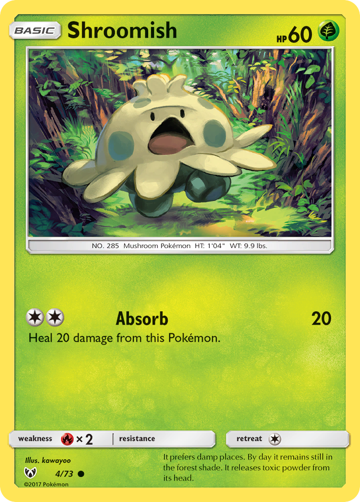 Shroomish (4/73) [Sun & Moon: Shining Legends] | Odin's Place