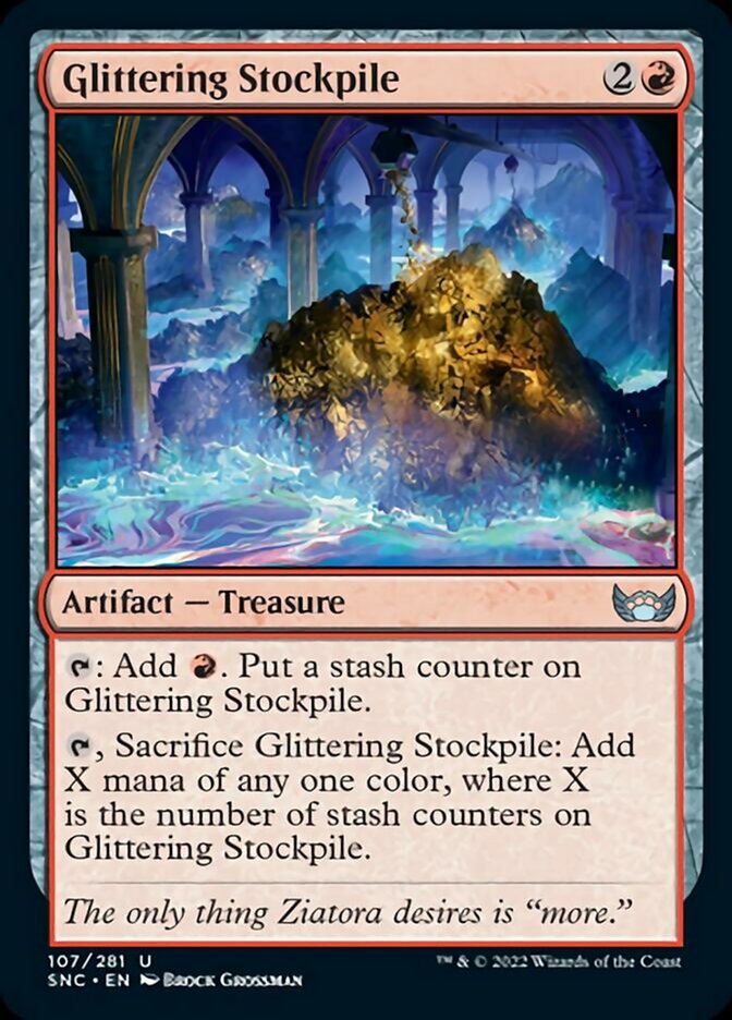 Glittering Stockpile [Streets of New Capenna] | Odin's Place