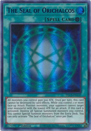 The Seal of Orichalcos (Purple) [DLCS-EN137] Ultra Rare | Odin's Place