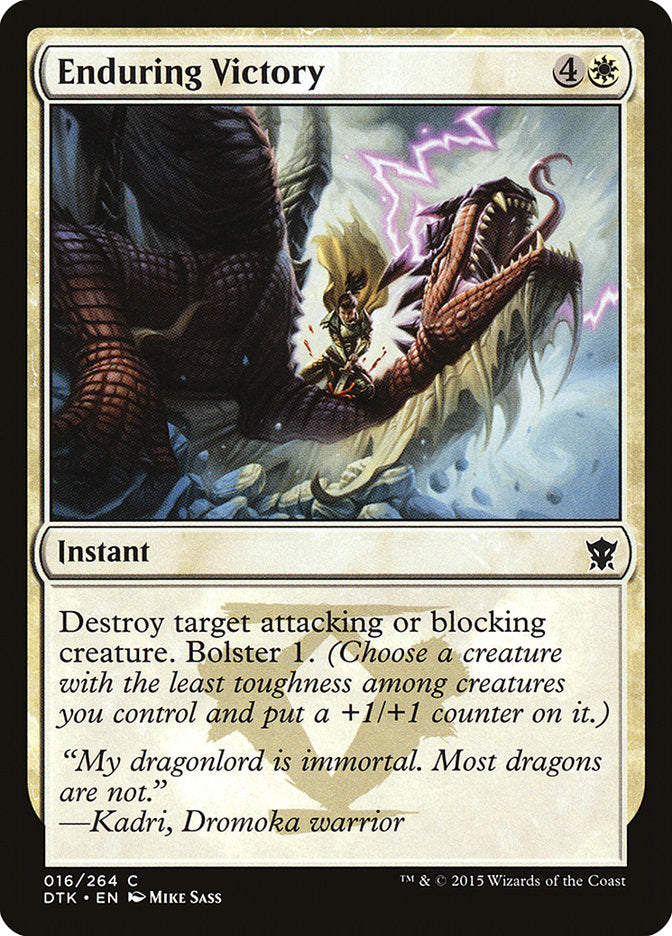 Enduring Victory (16) [Dragons of Tarkir] | Odin's Place