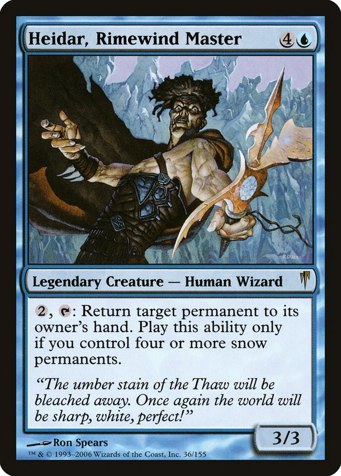 Heidar, Rimewind Master (36) [Coldsnap] | Odin's Place