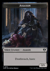 Eldrazi Scion // Assassin Double-Sided Token [Commander Masters Tokens] | Odin's Place
