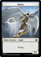 Angel (3) // Demon Double-Sided Token [March of the Machine Commander Tokens] | Odin's Place