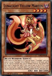 Lunalight Yellow Marten [LDS2-EN128] Common | Odin's Place
