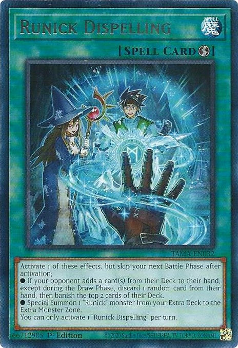 Runick Dispelling [TAMA-EN032] Rare | Odin's Place