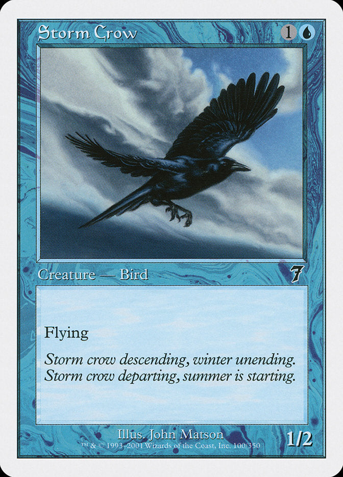 Storm Crow (100) [Seventh Edition] | Odin's Place