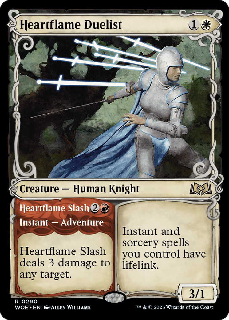 Heartflame Duelist // Heartflame Slash (Showcase) [Wilds of Eldraine] | Odin's Place