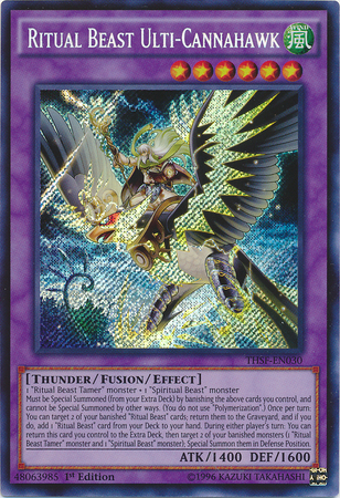 Ritual Beast Ulti-Cannahawk [THSF-EN030] Secret Rare | Odin's Place