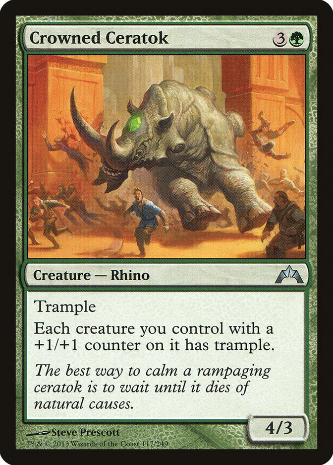 Crowned Ceratok (117) [Gatecrash] | Odin's Place