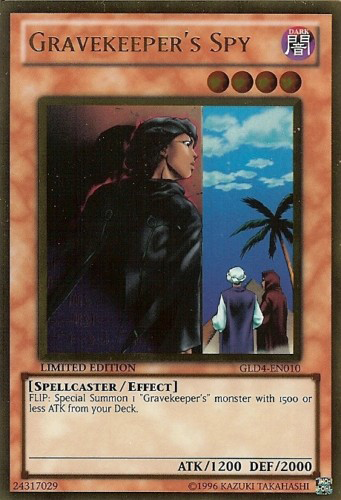 Gravekeeper's Spy [GLD4-EN010] Gold Rare | Odin's Place