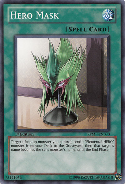 Hero Mask [RYMP-EN030] Common | Odin's Place