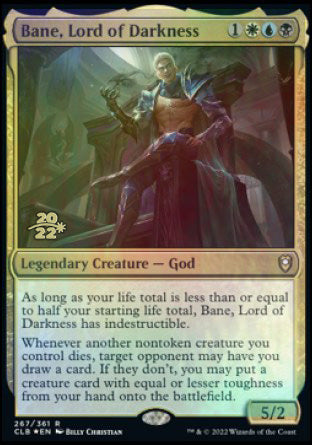 Bane, Lord of Darkness [Commander Legends: Battle for Baldur's Gate Prerelease Promos] | Odin's Place
