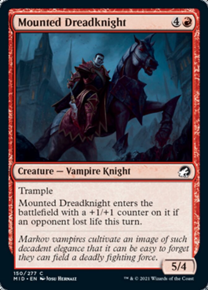 Mounted Dreadknight [Innistrad: Midnight Hunt] | Odin's Place
