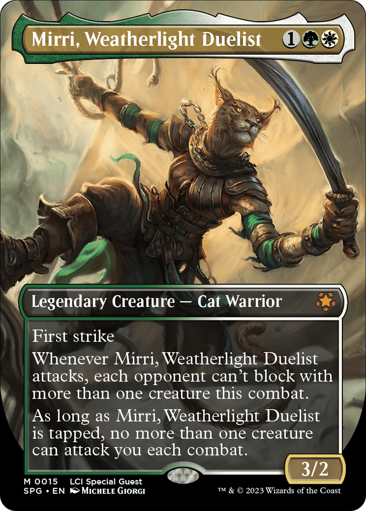 Mirri, Weatherlight Duelist (Borderless) [The Lost Caverns of Ixalan Special Guests] | Odin's Place