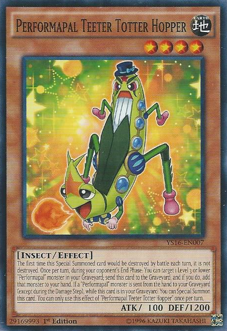 Performapal Teeter Totter Hopper [YS16-EN007] Common | Odin's Place