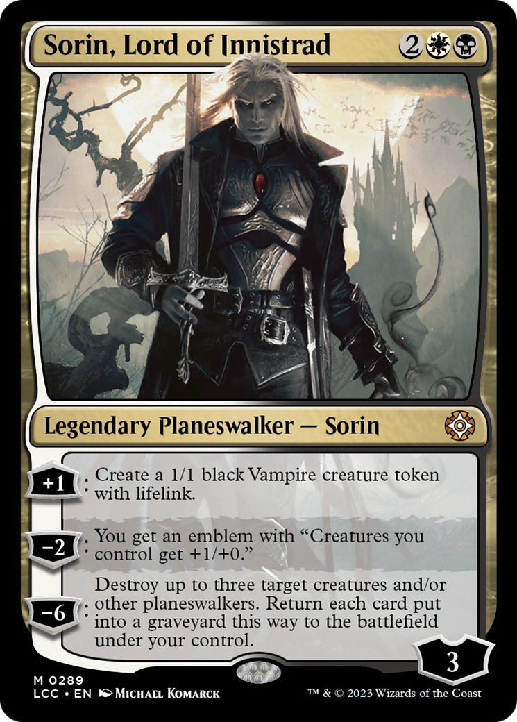 Sorin, Lord of Innistrad [The Lost Caverns of Ixalan Commander] | Odin's Place
