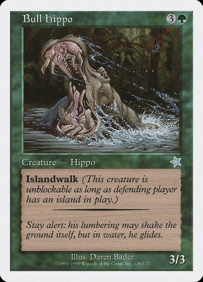 Bull Hippo (126) [Starter 1999] | Odin's Place