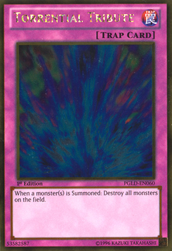 Torrential Tribute [PGLD-EN060] Gold Rare | Odin's Place