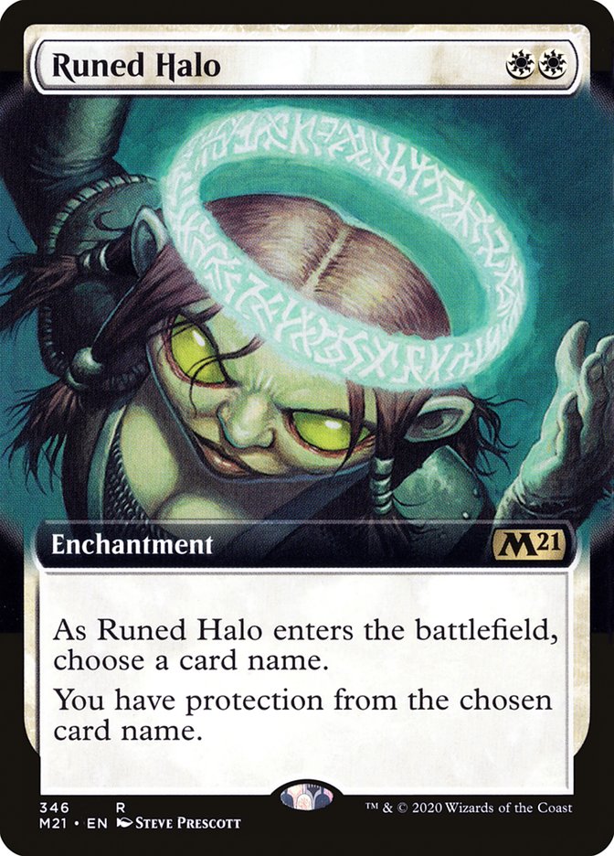 Runed Halo (Extended Art) [Core Set 2021] | Odin's Place