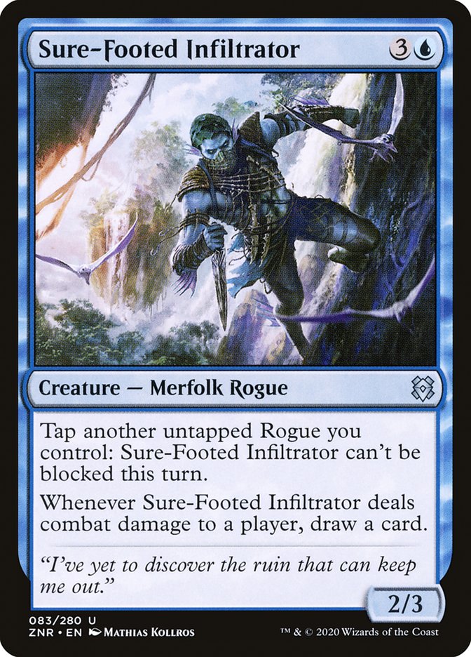 Sure-Footed Infiltrator [Zendikar Rising] | Odin's Place