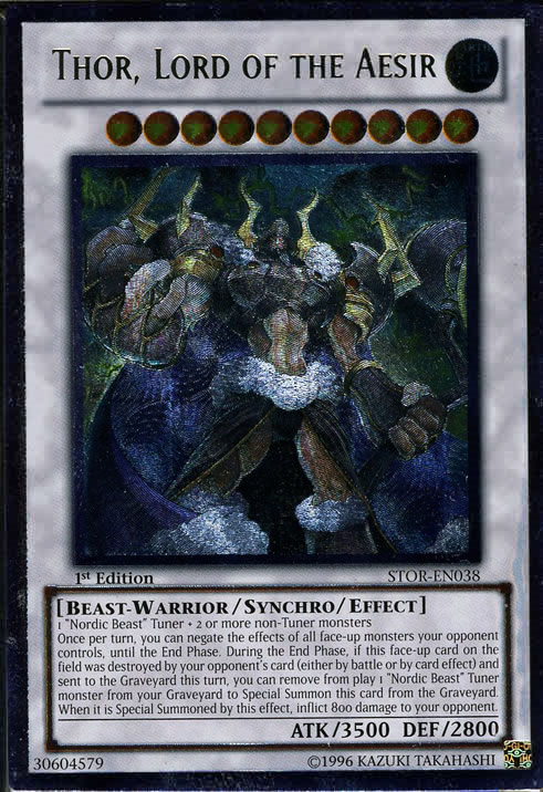 Thor, Lord of the Aesir [STOR-EN038] Ultimate Rare | Odin's Place