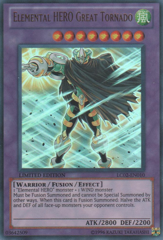 Elemental HERO Great Tornado [LC02-EN010] Ultra Rare | Odin's Place