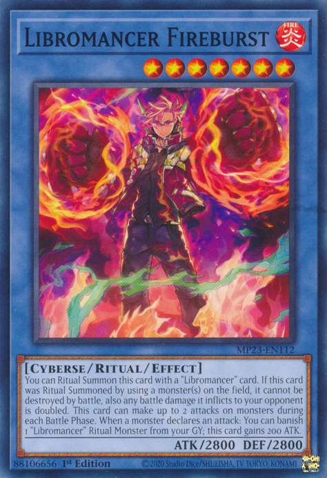 Libromancer Fireburst [MP23-EN112] Rare | Odin's Place