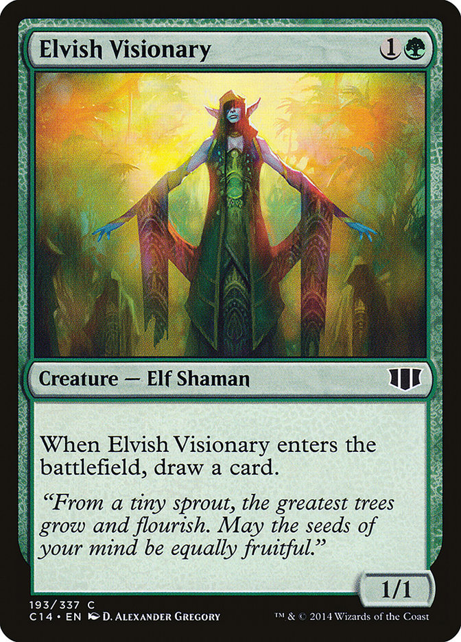 Elvish Visionary (193) [Commander 2014] | Odin's Place