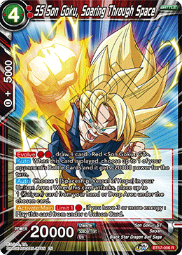 SS Son Goku, Soaring Through Space (BT17-006) [Ultimate Squad] | Odin's Place