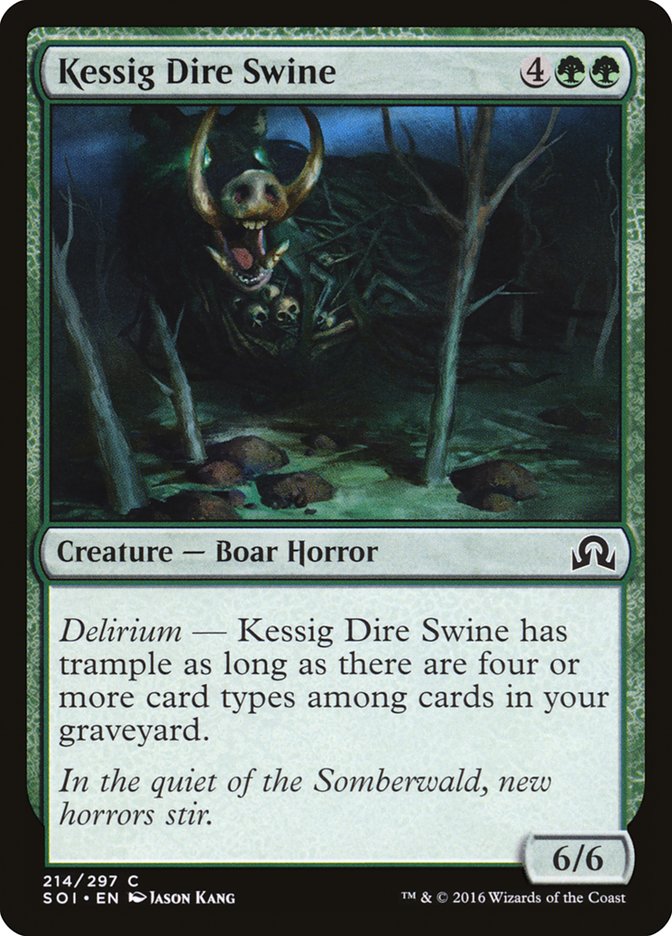 Kessig Dire Swine (214) [Shadows over Innistrad] | Odin's Place