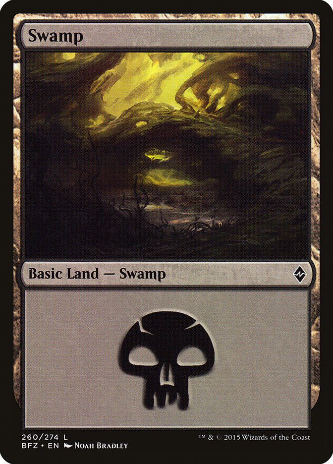 Swamp (260) [Battle for Zendikar] | Odin's Place