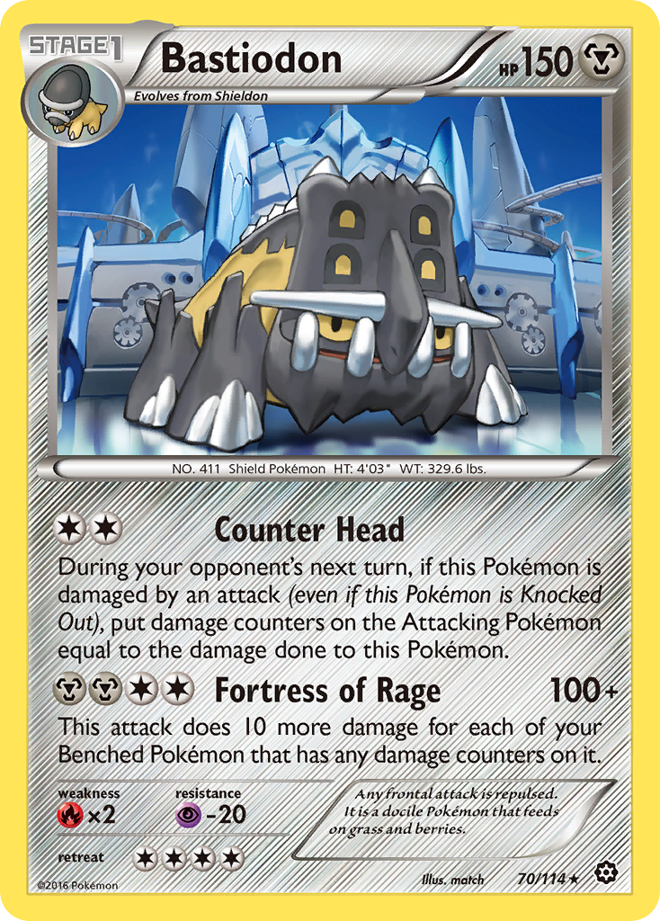 Bastiodon (70/114) [XY: Steam Siege] | Odin's Place