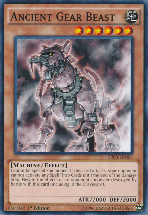 Ancient Gear Beast [SR03-EN007] Common | Odin's Place