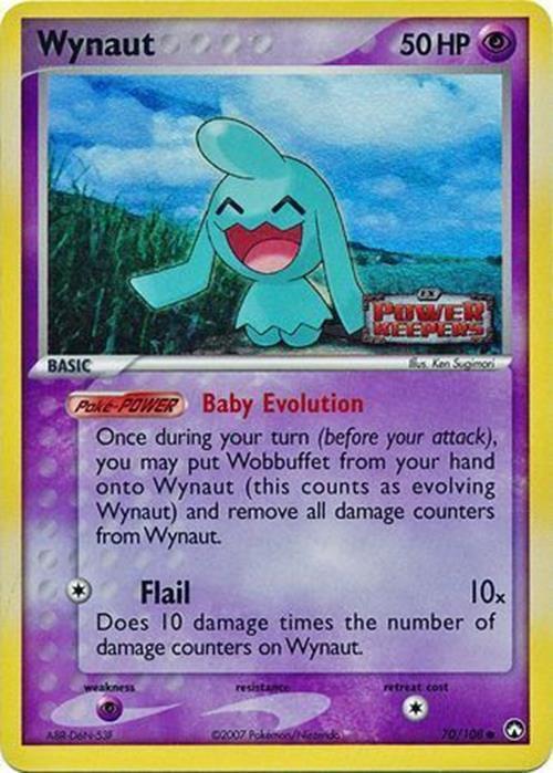 Wynaut (70/108) (Stamped) [EX: Power Keepers] | Odin's Place