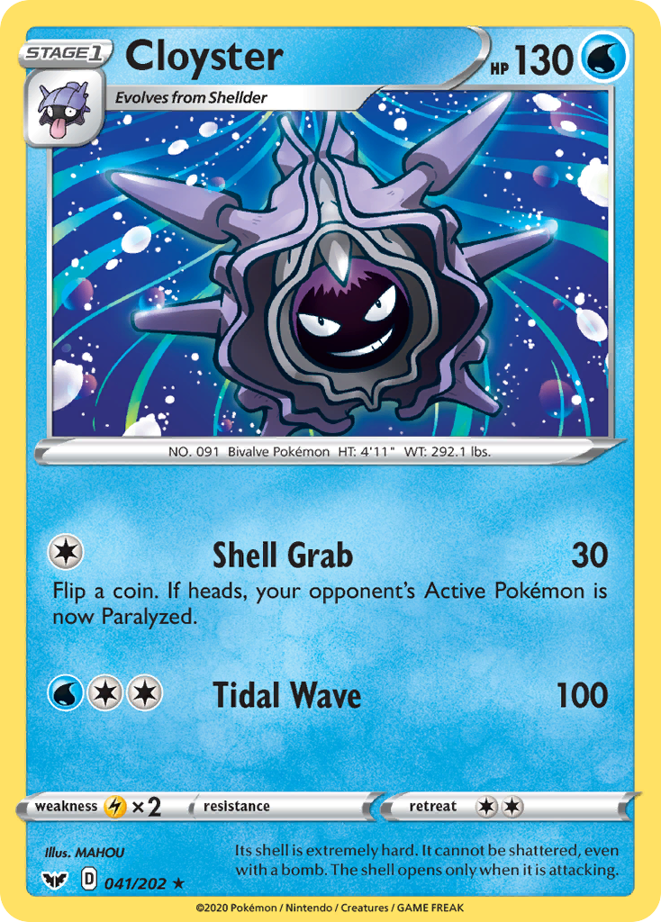 Cloyster (041/202) [Sword & Shield: Base Set] | Odin's Place