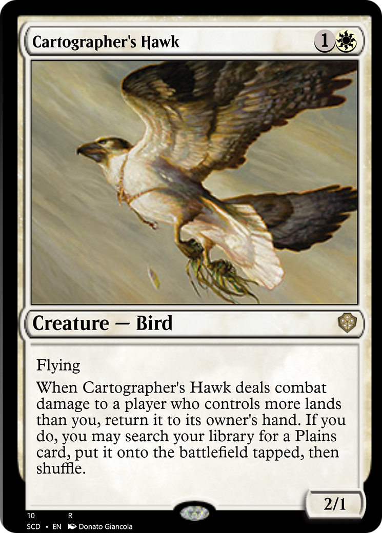 Cartographer's Hawk [Starter Commander Decks] | Odin's Place