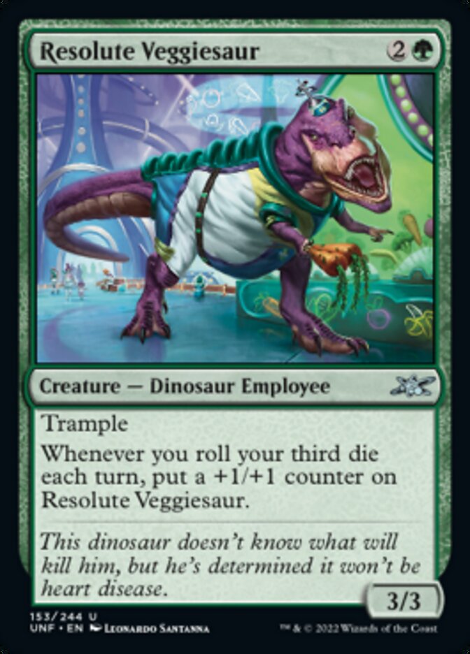Resolute Veggiesaur [Unfinity] | Odin's Place