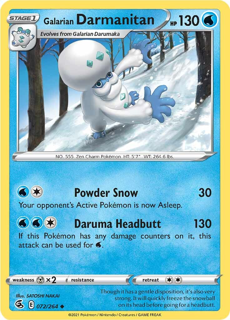 Galarian Darmanitan (072/264) [Sword & Shield: Fusion Strike] | Odin's Place