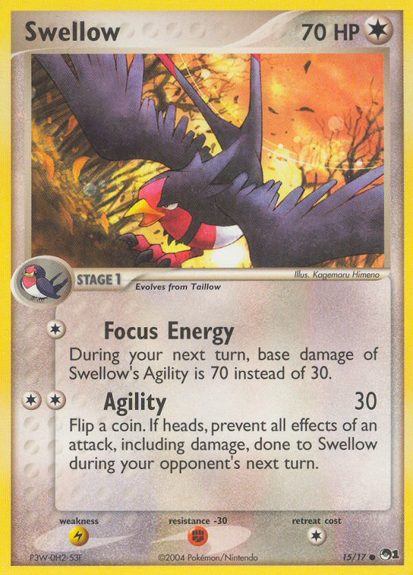 Swellow (15/17) [POP Series 1] | Odin's Place