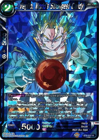 Vegito, World's Strongest Candy (BT6-037) [Destroyer Kings] | Odin's Place