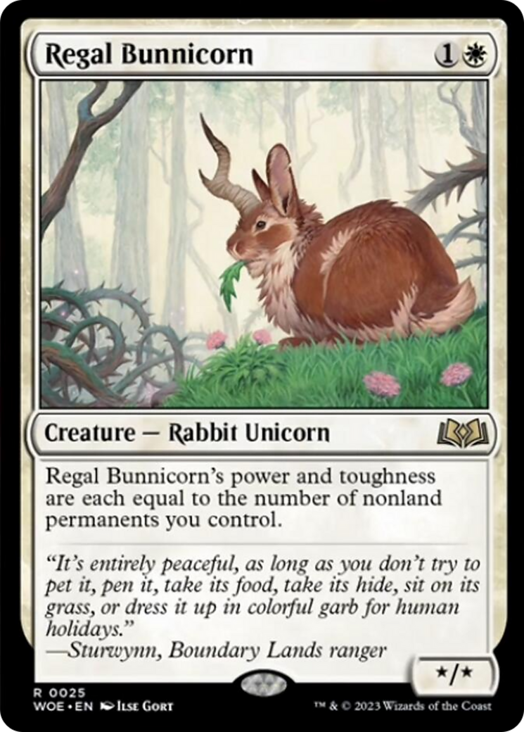 Regal Bunnicorn [Wilds of Eldraine] | Odin's Place