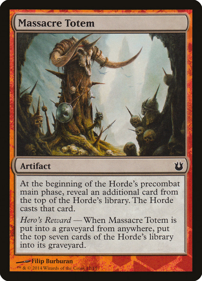 Massacre Totem [Born of the Gods Battle the Horde] | Odin's Place