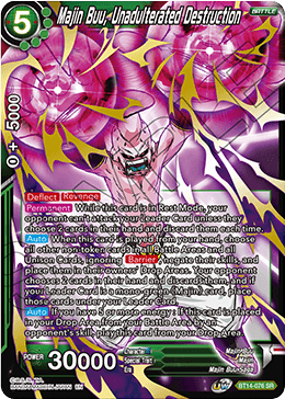 Majin Buu, Unadulterated Destruction (BT14-076) [Cross Spirits] | Odin's Place