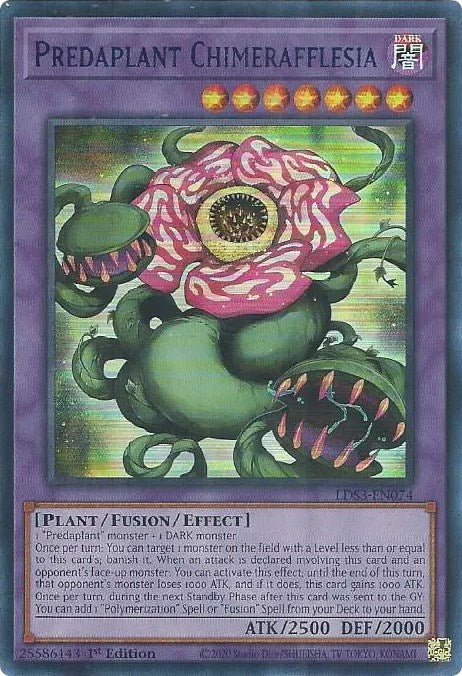 Predaplant Chimerafflesia (Blue) [LDS3-EN074] Ultra Rare | Odin's Place