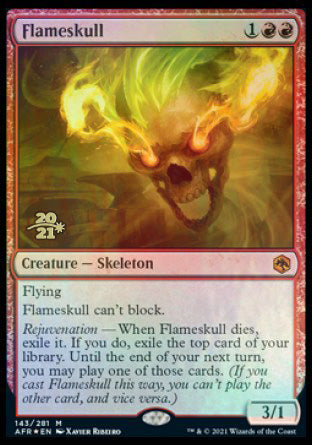 Flameskull [Dungeons & Dragons: Adventures in the Forgotten Realms Prerelease Promos] | Odin's Place
