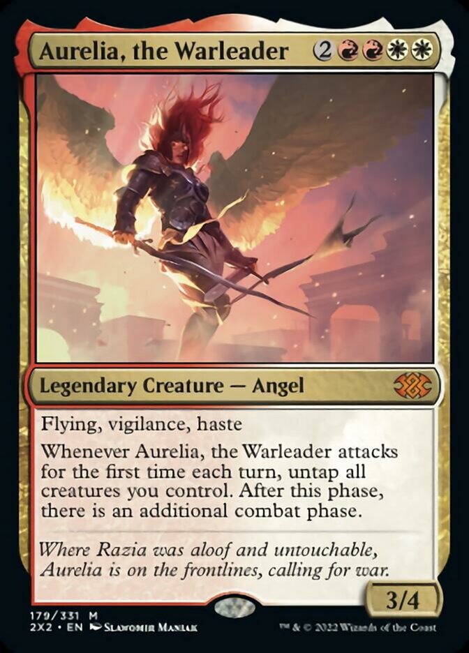 Aurelia, the Warleader [Double Masters 2022] | Odin's Place