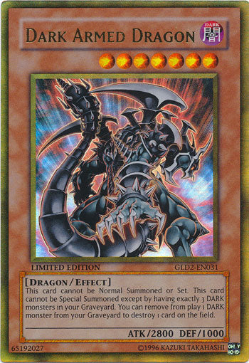 Dark Armed Dragon [GLD2-EN031] Ultra Rare | Odin's Place