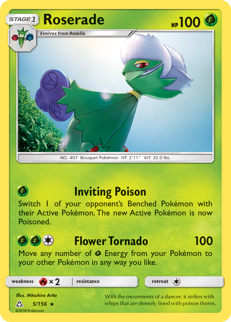Roserade (5/156) [Sun & Moon: Ultra Prism] | Odin's Place